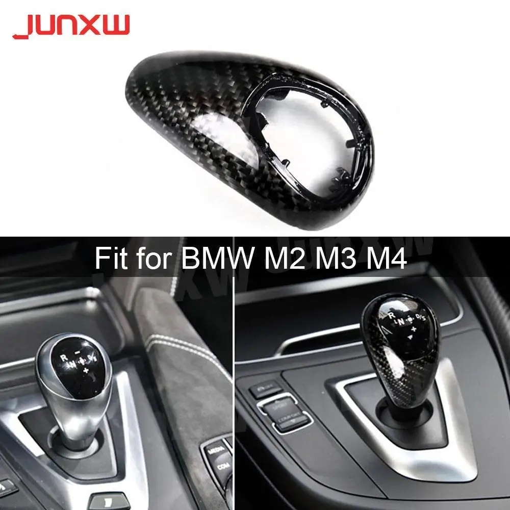 

Carbon Fiber Control Gear Shift Knob Handle Cover Replacement For BWM 2 Series F87 M2 3 Series F80 M3 4 Series F82 F83 M4