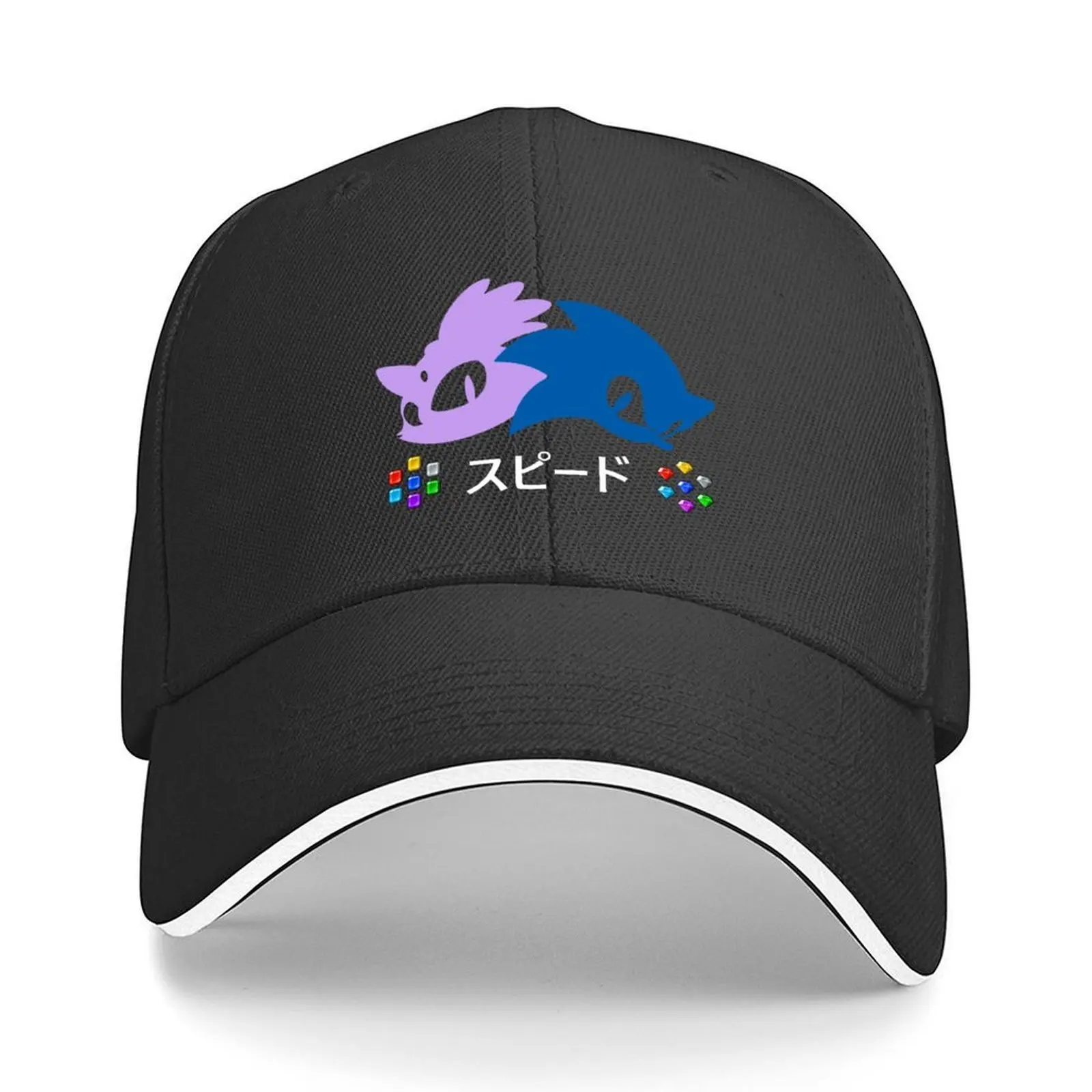 

Sonic Rush minimal vector logo (White version) Baseball Cap Christmas Hat Dropshipping designer cap Women's 2025 Men's