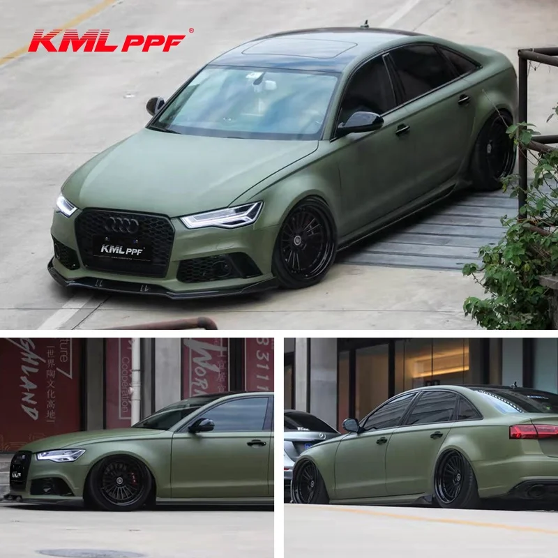 ฟิล์มไวนิลหุ้มรถยนต์เปลี่ยนสี คุณภาพสูง ไม่มีฟองอากาศ สติ๊กเกอร์ติดตัวถังรถยนต์