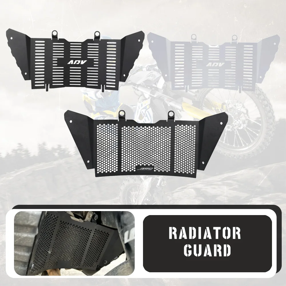 

2023 2022 2021 2020 2019 FOR KTM 390ADV 390 ADVENTURE Motorcycle Accessories CNC Radiator Guard Protector Grille Grill Covers