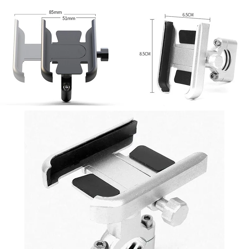 حامل هاتف ذكي للدراجة النارية ، درجة ، شاملة ، معدنية ، مرآة ، مقود ، حامل حامل ، دراجة نارية