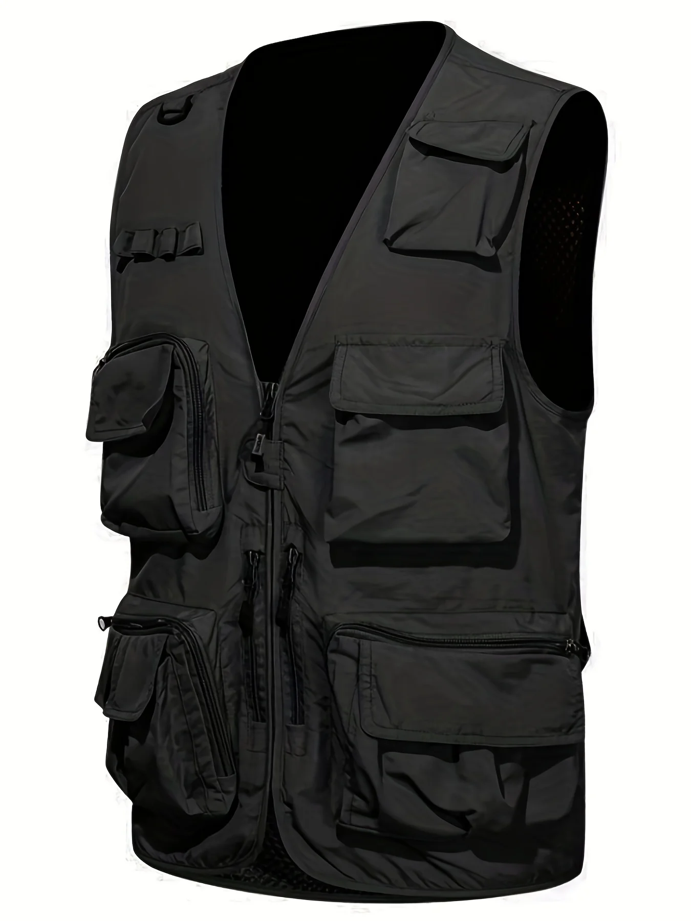 Multi-pocket Vest Sleeveless Jackets Summer Man Tactical Jackets Mesh Men Male Jacket Work Mens Coats Hunting Coat Camping Golf