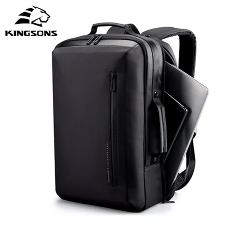 KINGSONS 15.6-Inch Laptop Backpack 45*29*18 Business Outdoor Waterproof Practical Men's Backpack