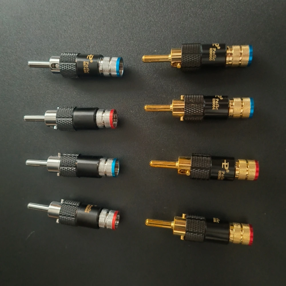 4 Stück High-End Neue Kupfer-Bananenstecker für Lautsprecherkabel, HiFi-Audio-Verstärker, CD-Player, DVD, VCD, Lautsprecherkabel-Verbinder – Detail 8