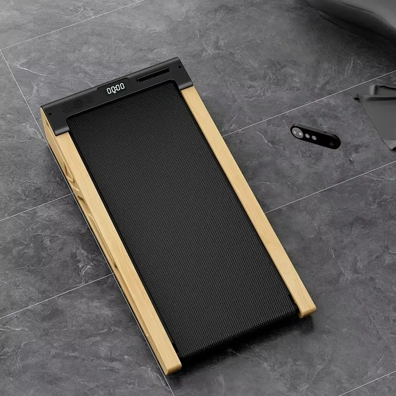 New Model Commercial Solid Wood Incline Treadmill Electric Walking Machine Fully Foldable