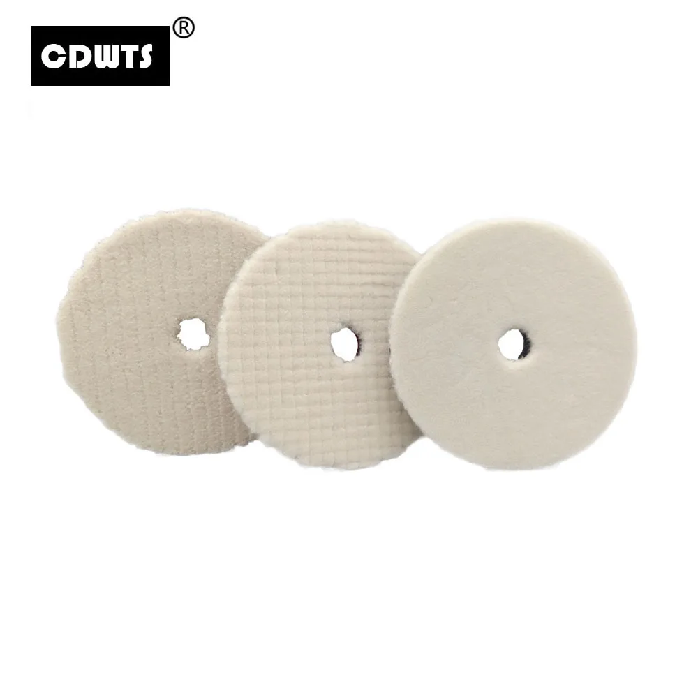 

CDWTS 7 Inch Polishing Wool Pad Buffer Pad Compound Cutting Wool Pad for Automotive Boat Scratch Removing