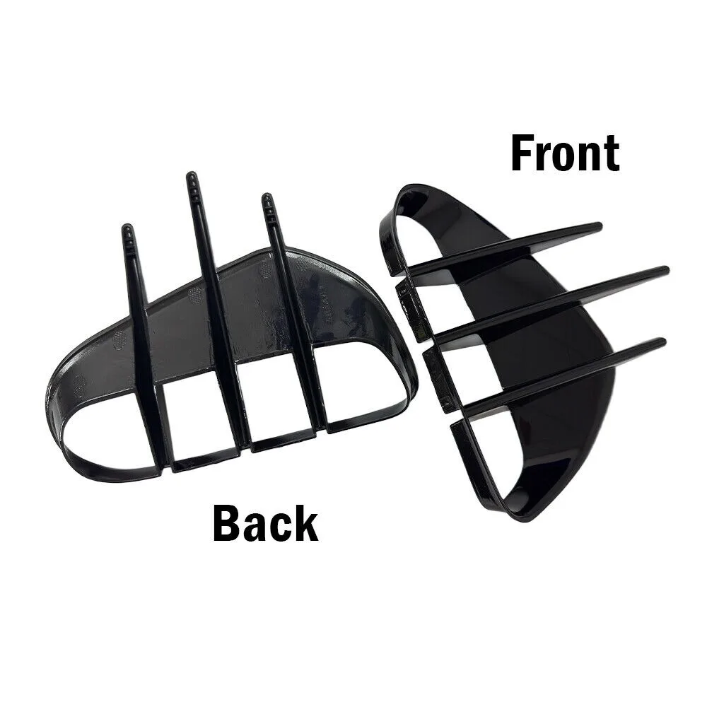 2PCS For KIA Stinger 2018-2023 Car Front Rear Bumper Spoiler Fender Side Vent Cover Canard Splitter Trim Auto Accessories view 6