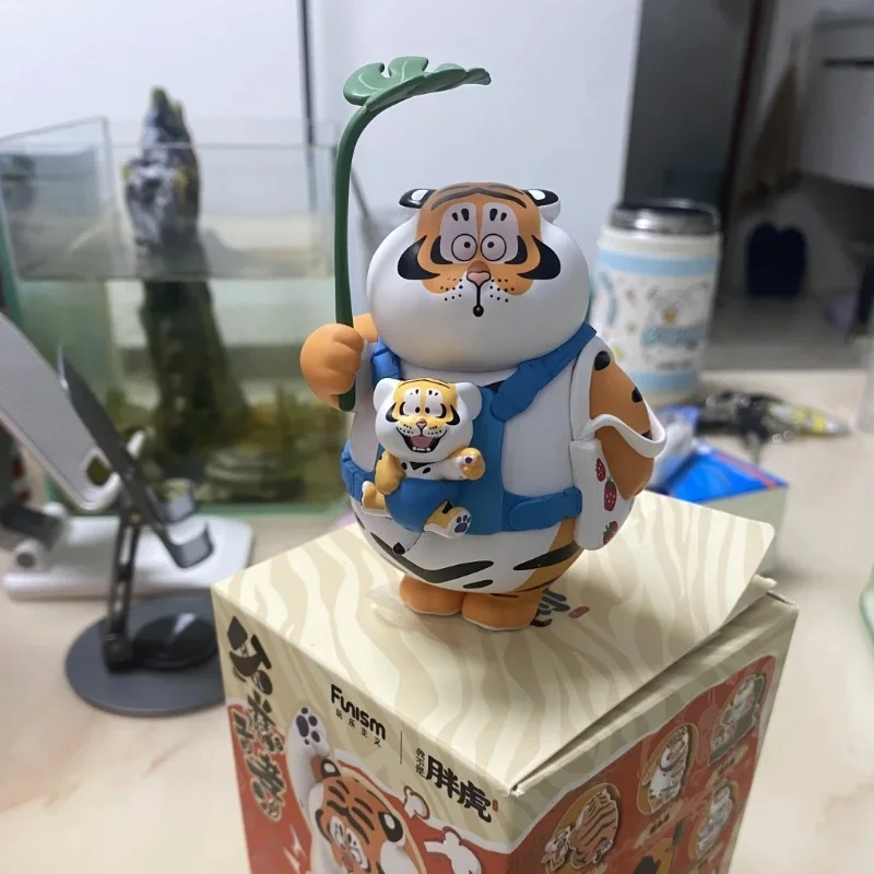 New I'M Not A Fat Tiger The Father Is Kind And The Son Filial Series Blind Box Cute Mystery Collectible Doll Kid Surprise Gift