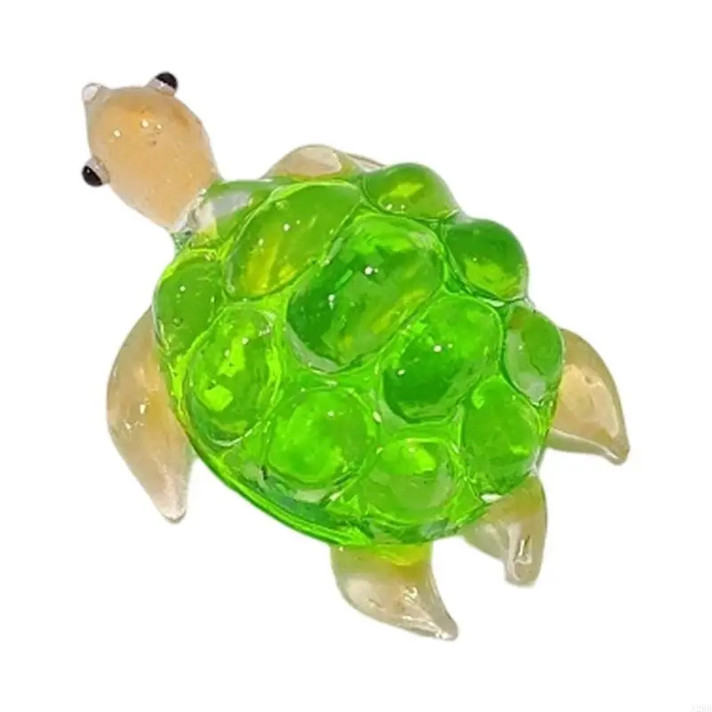 Mini Shelf Accent in Glass Animal Figure Form for Room Desks A2BB