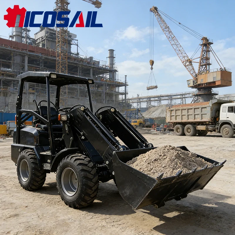 

New agricultural telescopic arm wheel loader efficient front-end loader earthmoving machinery loader for sale