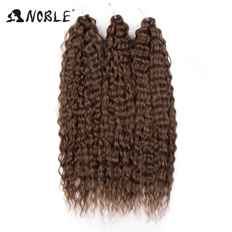 Edles Lockenhaar, Wasserwellen-Twist-Haare, Ombre-Blond, 25 Zoll, synthetisches Flechthaar, tiefe Wellen, Haarverlängerung zum Flechten – Detail 7