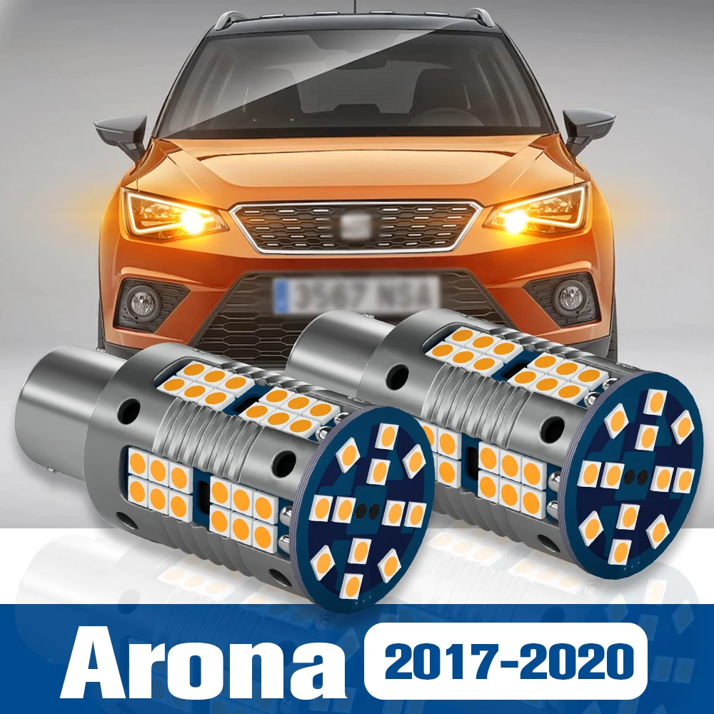 

2pcs LED Turn Signal Light Blub Lamp Accessories Canbus For Seat Arona KJ7 2017 2018 2019 2020