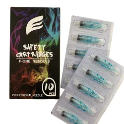 Cartridge Tattoo Needles RL RS RM M1 Disposable Sterilized Safety Tattoo Needle for Cartridge Machines Grips