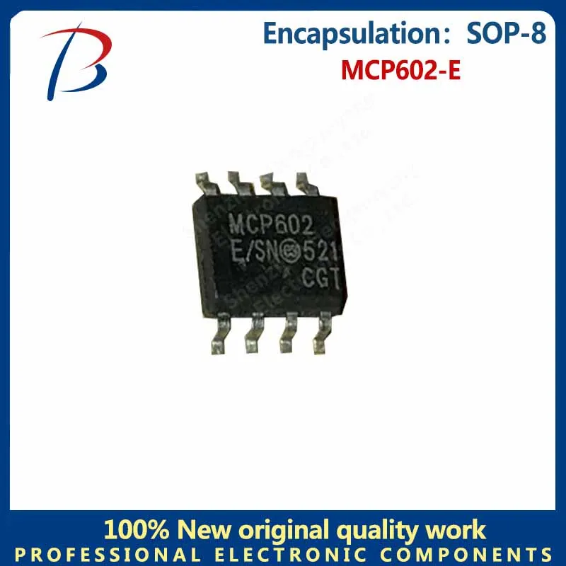 

5PCS MCP602-E Package SOP-8 amplifier chip screen MCP602E