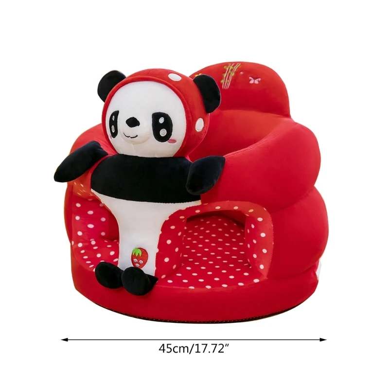 Petit canapé pour enfants, mignon dessin animé, siège soutien pour bébé, coussin à motifs d'animaux, pour apprendre à Y55B