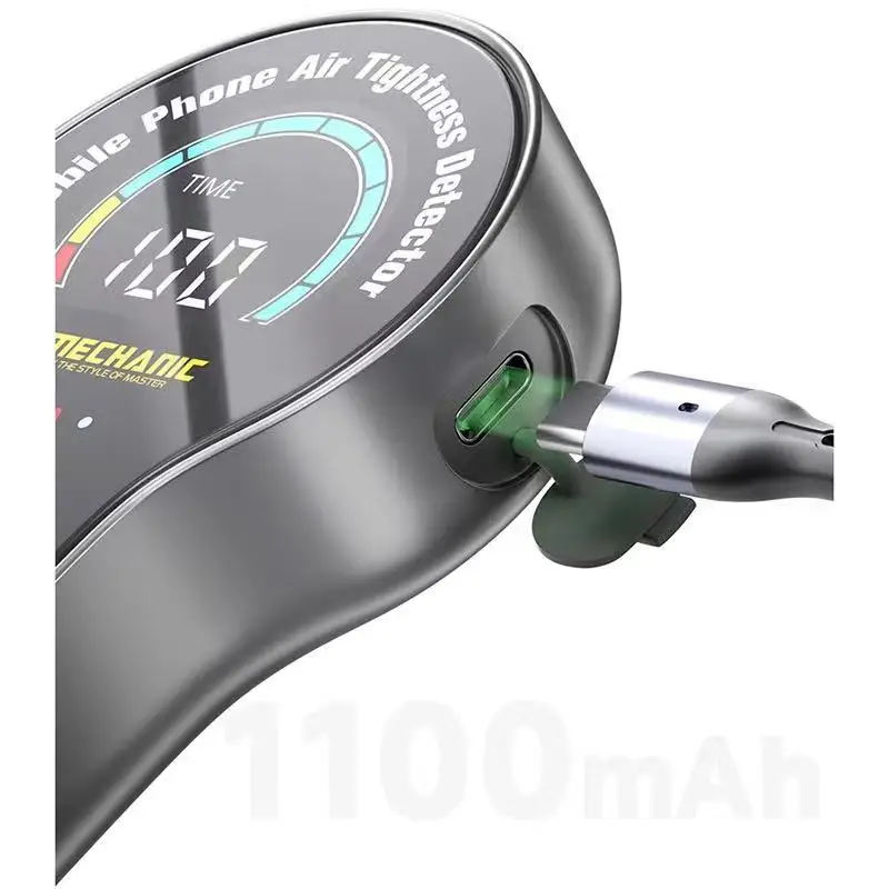 メカニックQimi8インテリジェント携帯電話気密検出器、ワンクリックスタート、電話用LEDスクリーンツール、防水シール検出