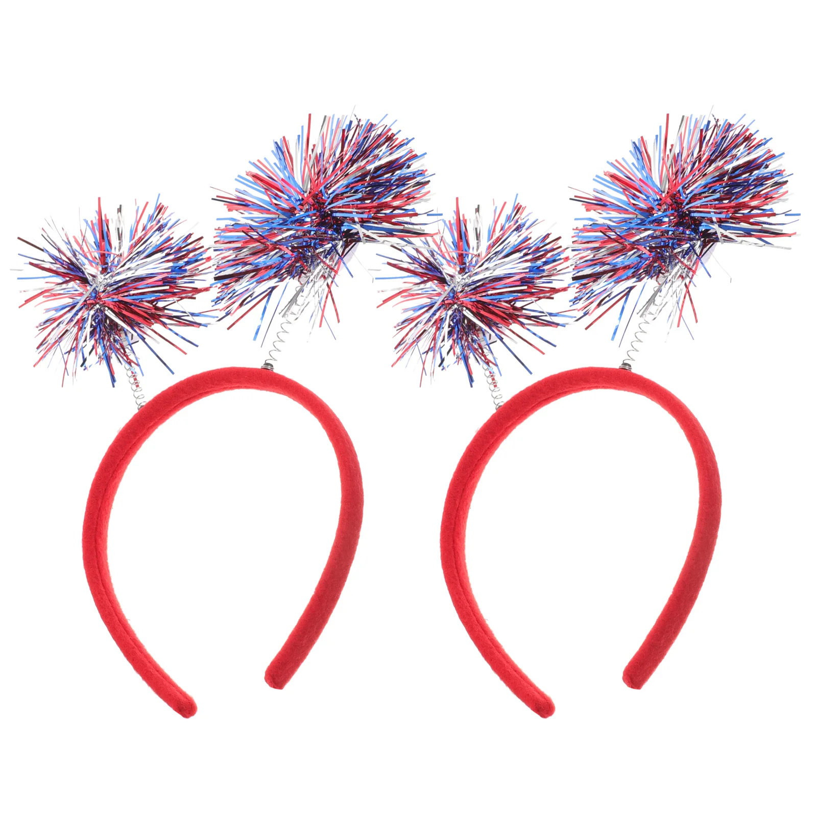 

2pcs Independence Day Band Decorative Headband Festival Costume Party Hair Hoop Luminous Cosplay Headdress 4Th Of July