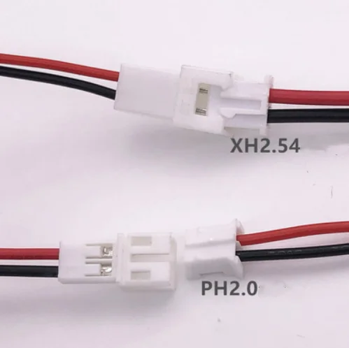 Imagen 2 del producto Cable terminal USB a XH2.54/PH2.0 Fuente de alimentación de 2 núcleos Enchufe USB macho/hembra