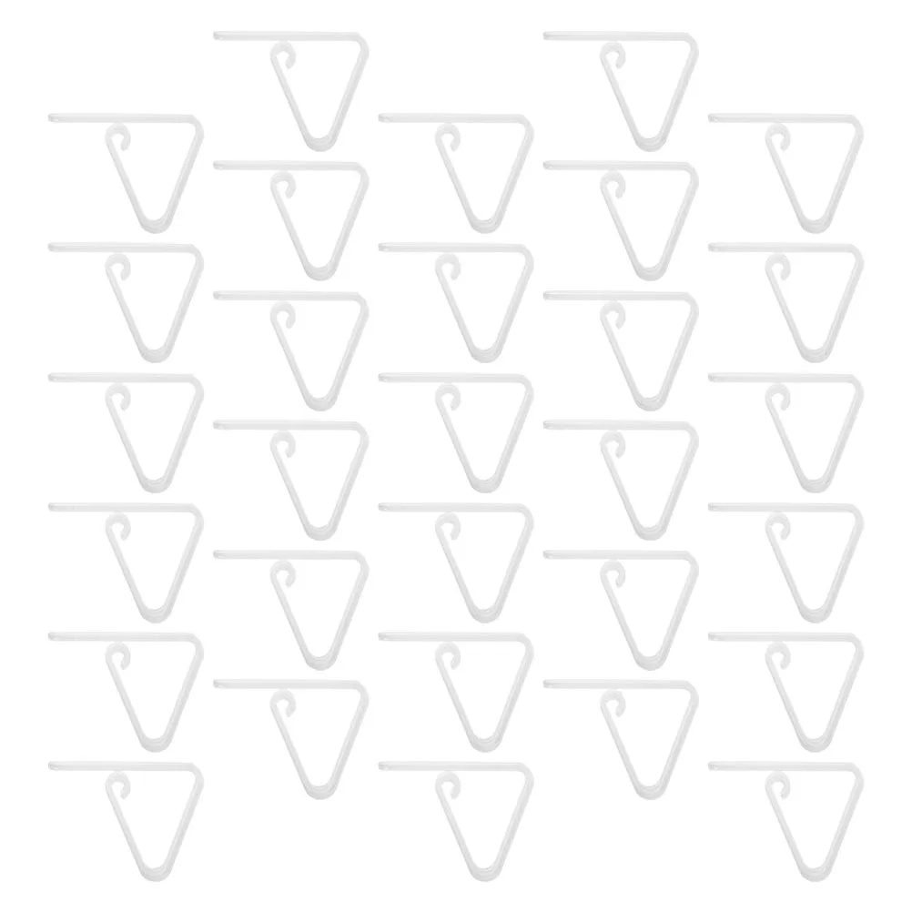 30Pcs Clear Plastic Tablecloth Clips Anti-Slip Table Cover Clamps Easy Install for Home Outdoor Picnic Table Tablecloth Clips