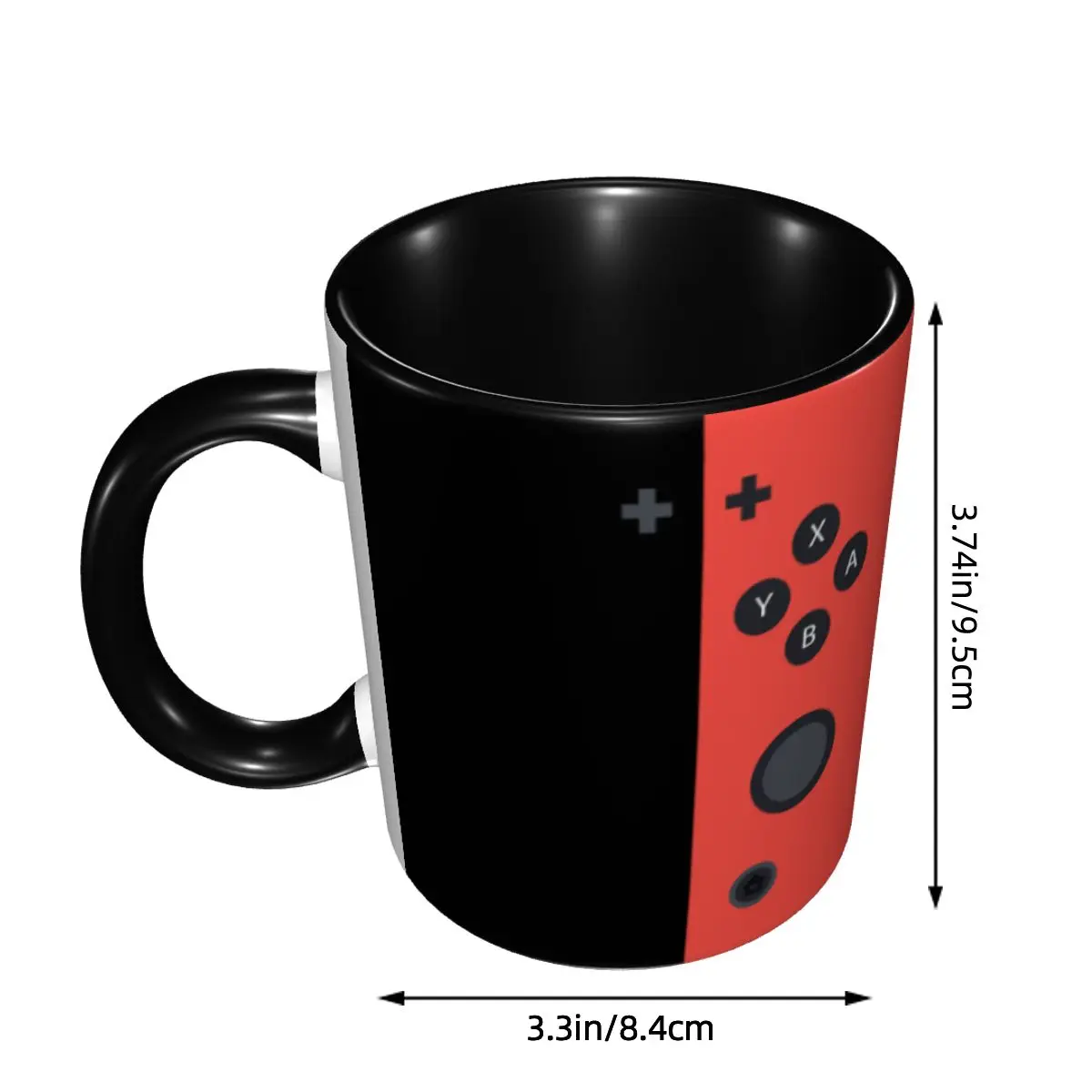 Retro Video Game Controller Coffee Mugs DIY Custom Gamer Gift Ceramic Mug Cup Creative Present