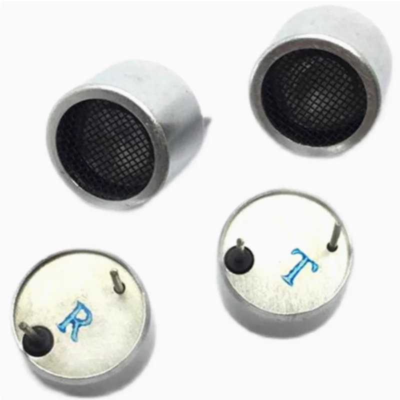 100pcs 16mm 40K Ultrasonic Transmitter Ultrasonic Sensor Ultrasonic Emitter TCT40-16T 40KHz Transmit+Receive Aluminum Sensor