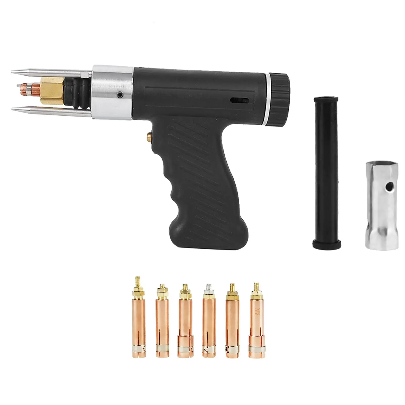 

Capacitor Discharge Stud Welding Torch with 6PCS M3 to M10 Collet Set for Efficient Welding Solutions