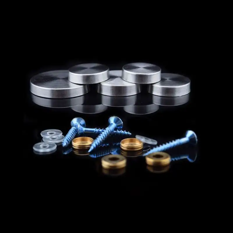 

Wholesale 500PCS 304 Stainless Steel Glass Mirror Nails Acrylic Sign Billboard Advertisement Nails Screws Decorative Cover Caps