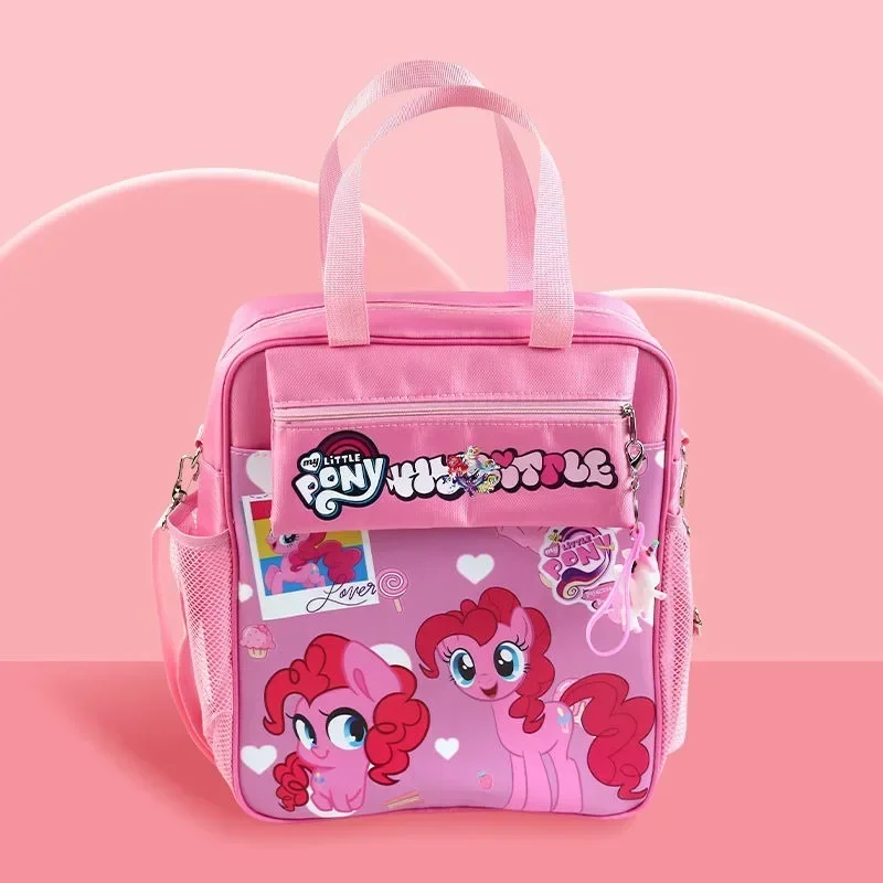 My Little Pony Cartoon Canvas Bag Handbag Shoulder Crossbody Primary School Student Tutorial School Bag Pen Bag Reward Gift