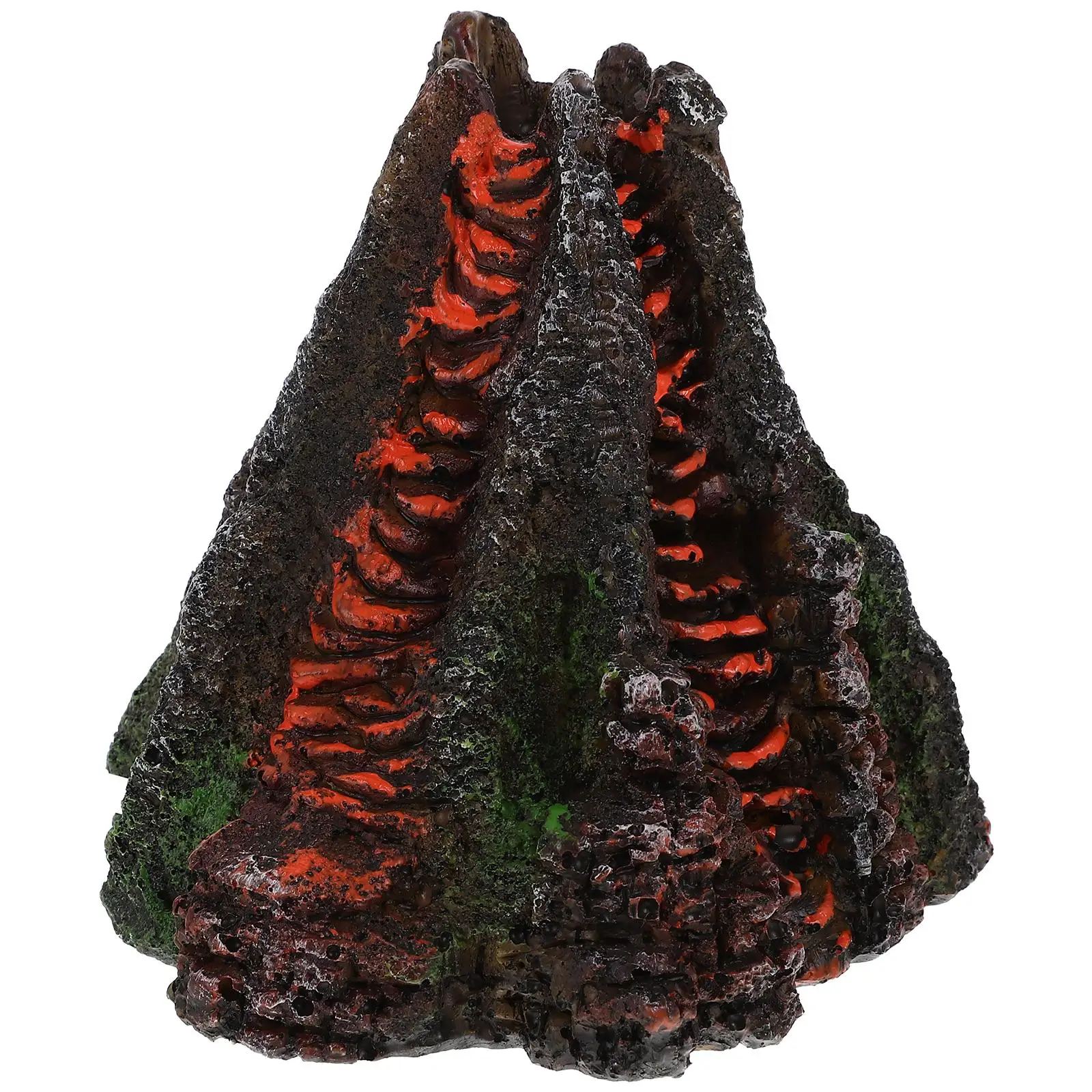 Air Bubble Fish Tank Ornament Pneumatic Volcano Ornaments Aquarium Decoration Artificial Resin Decorations