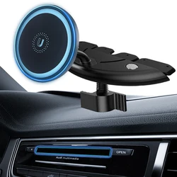 safe Phone Holder Magnetic Car CD Slot Mount Support Mobile Bracket Cell Clip For iPhone 16 15 14 13 12 11 Samsung Xiaomi