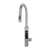 Fudeer 3400W 220V Electric Kitchen Water Heater Tap Instant Hot Stainless Steel Water Faucet Heater Cold Heating Faucet