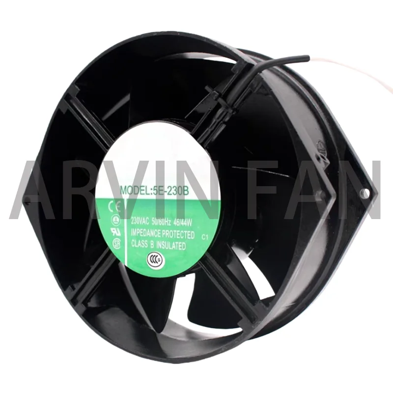 5E-230B AC220V All-metal 17055 High-temperature Resistant Cooling Fan