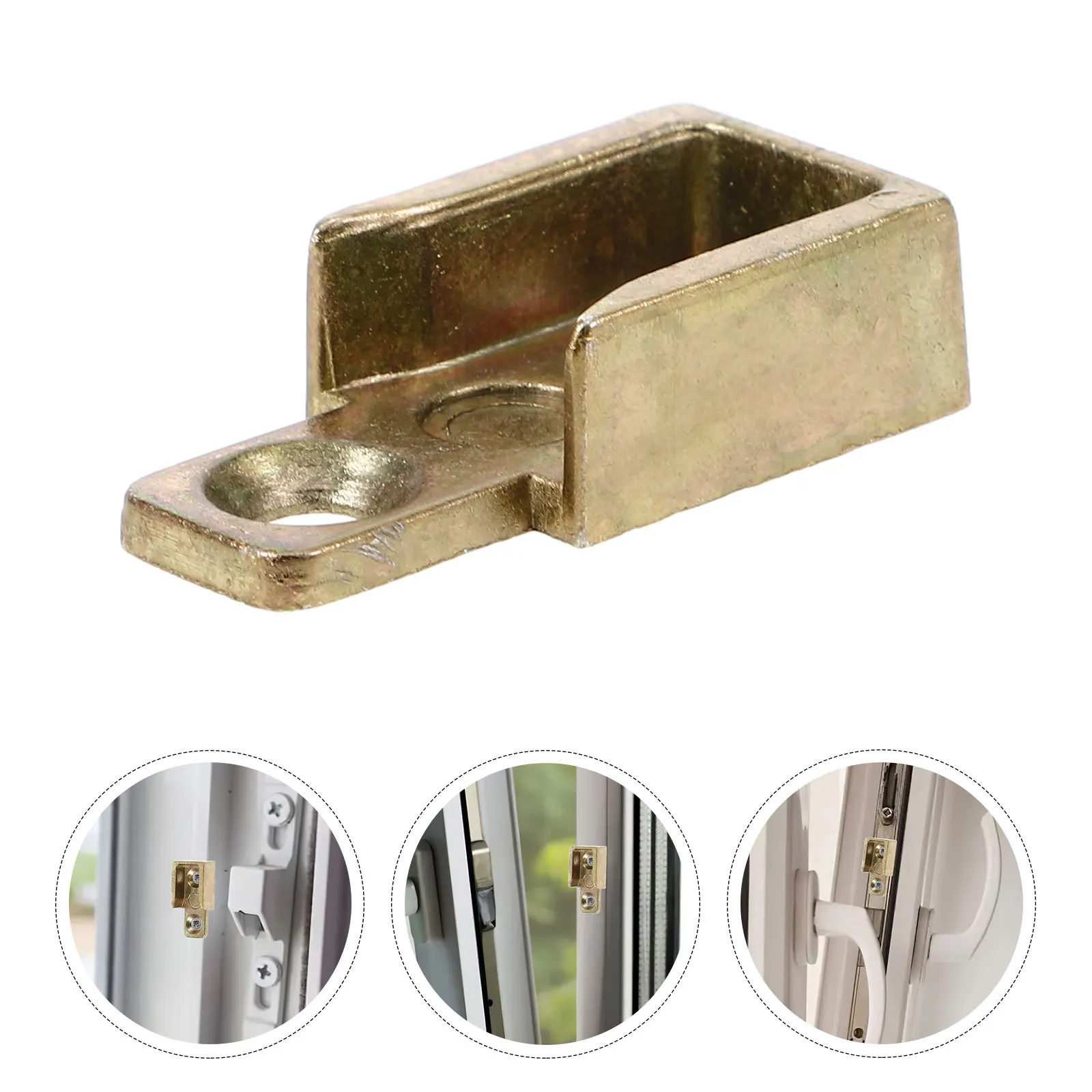 

Sash Keeper Sliding Latch Replacement Durable Strike Plate For Home Security Window Lock Strike Keeper Sliding Window