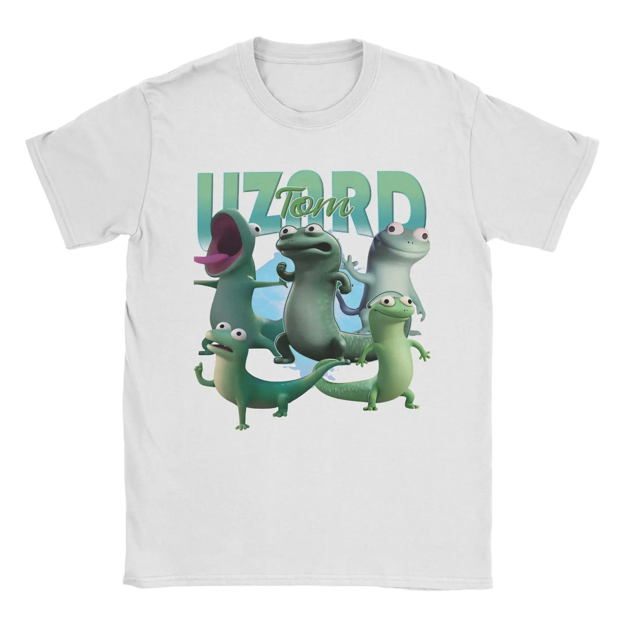 Funny Tom Lizard Movie Animation T-Shirts Men Women Crew Neck Cotton T Shirt Hoppers Short Sleeve Tee Shirt 6XL Tops