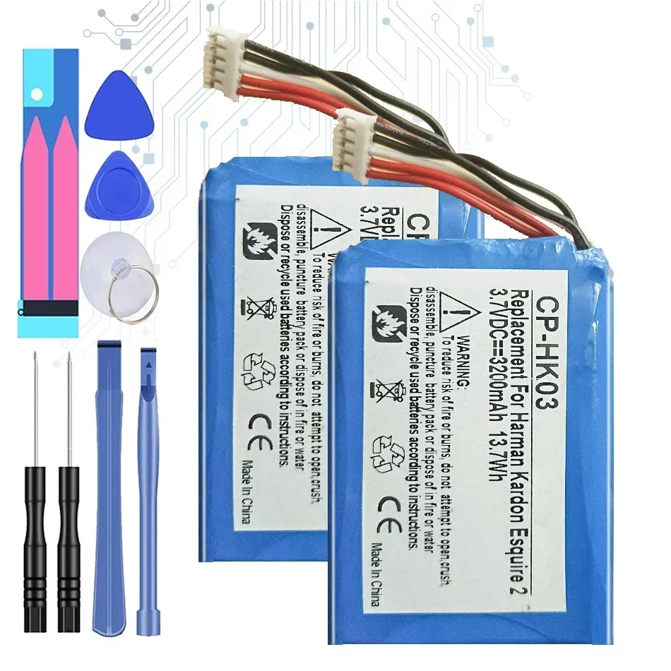 

GSP805070 Battery 3200mAh For Harman Kardon Esquire 2 Esquire2 Speaker 3.7V