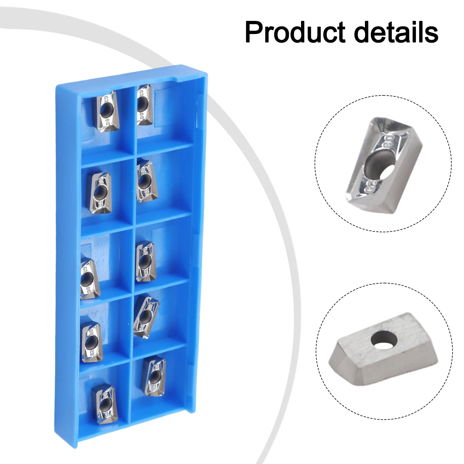 

Алюминиевый режущий инструмент Вставка Представление резки APGT1135PDFR-G2 Контроль разрыва чипа Обработка средней нагрузки