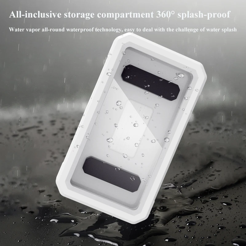 Bathroom Waterproof Touch Screen Phone Case Retractable Rotation Mobile Phone Box for Shower TV Toilet Kitchen Stick To The Wall