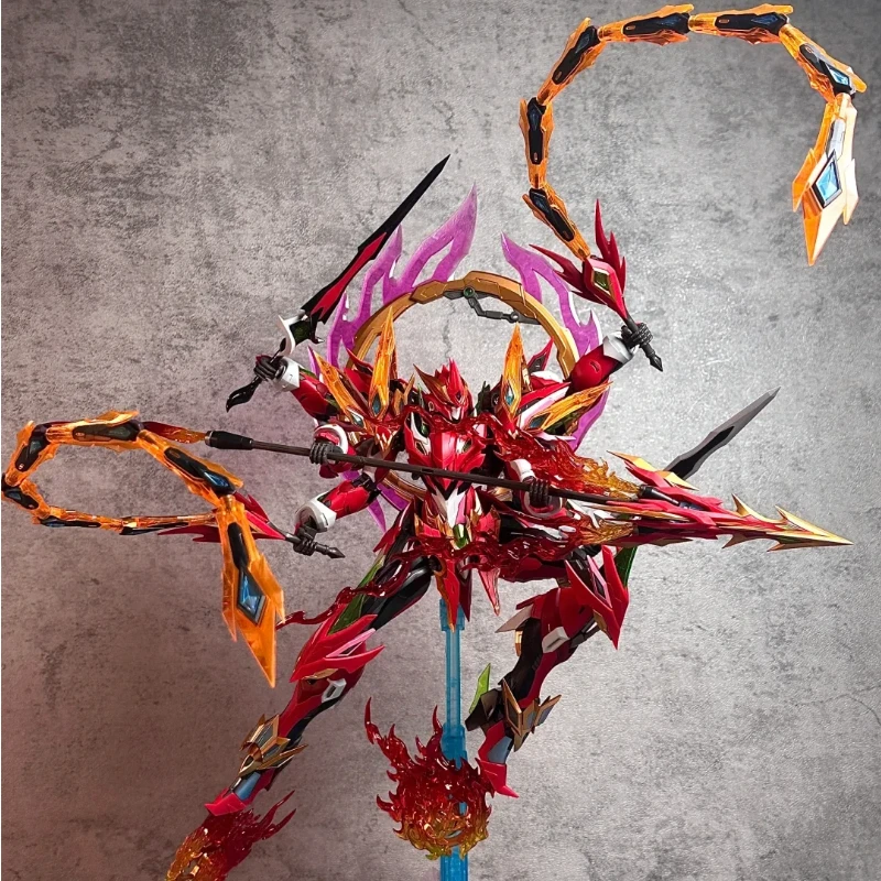 

Motor Nuclear Ne Zha Assembly Model Kits Mecha Model Alloy Skeleton Lotus Platform Action Figure Ornament Collect Boy Toy Gifts