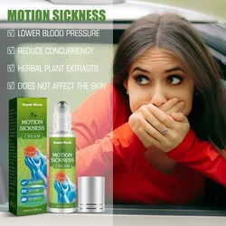 Roll-on motion sickness cream to prevent seasickness airsickness relieve dizziness nausea vomiting Herbal Mint refreshing oil