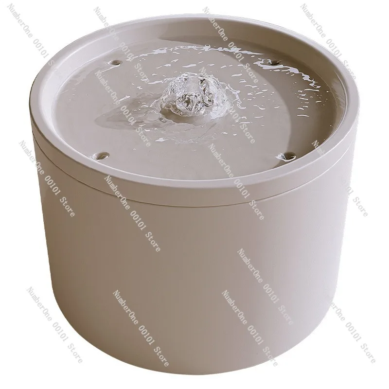 Ceramic Automatic Pet Water Dispenser, Circulating Fresh Water Bowl for Dogs Cats, Easy Drinking & Filtered Feeder view 6