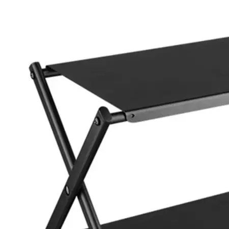 Lightweight Rack 3-Tier Rack Home Display Carbon Steel Frame Easy To Transport Heavy Load Capacity For Camping