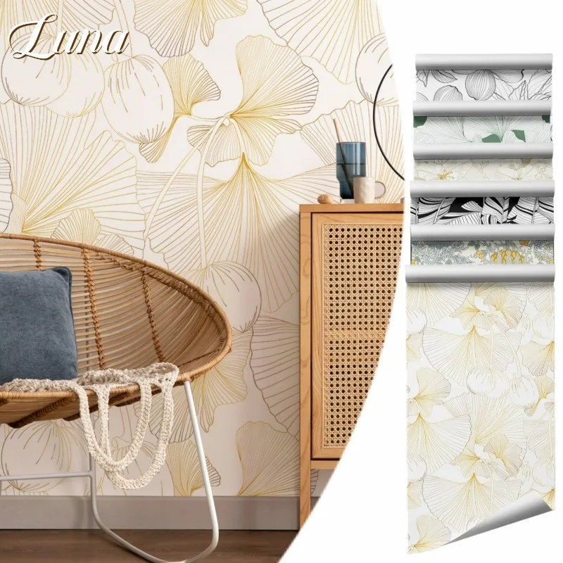 

Контактная бумага с цветочным рисунком, обои для ремонта спальни, самоклеящиеся обои, домашний декор, ПВХ, цветочные наклейки на стену