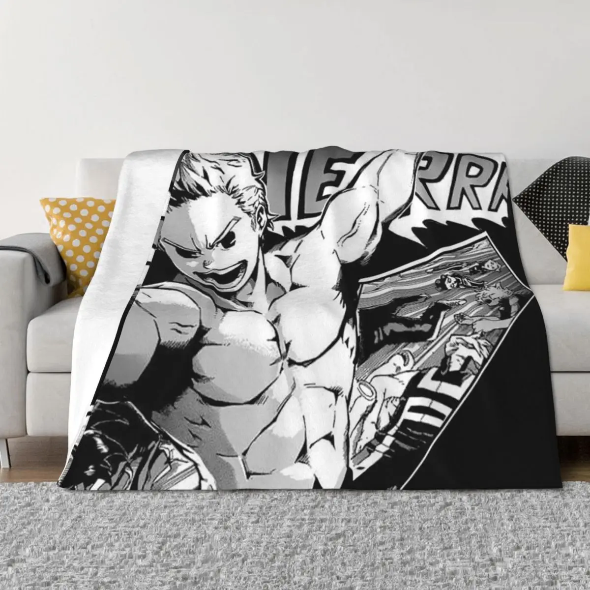

Mirio Togata Vs Class 1-A Throw Blanket Quilt warm winter Blankets Sofas Of Decoration cosplay anime Blankets