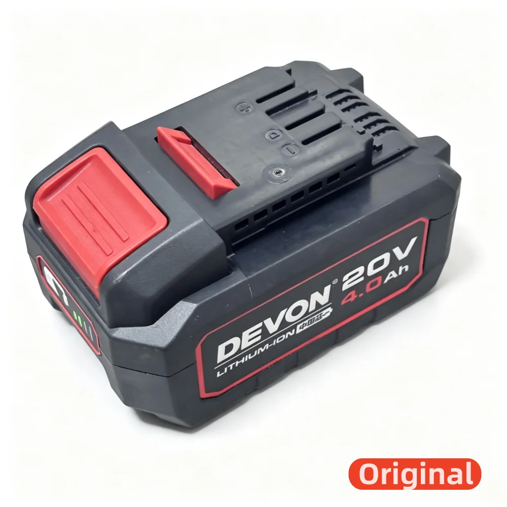 

100% Оригинальный аккумулятор 4Ач для электроинструментов DEVON 20V 5150-Li-20-40 2903 2906 5268 5282 5283 5298 5339 5378 5401 5419 5733 5833