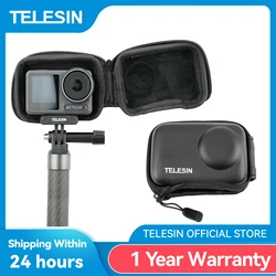 Telesin-ミニ保護キャリングバッグ,dji osmo action 3,4,5pro,防水収納ボックス,dji action 3,4,5proアクセサリー