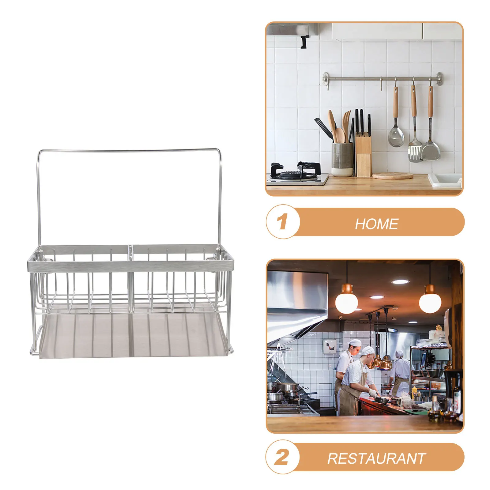 

Sponge Holder for Kitchen Sink with Drain Pan Store Dishcloths Soap and Brushes Keep Your Sink Area Tidy and Clutter Free Modern