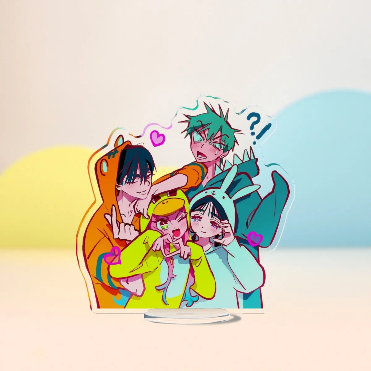 Alien Stage Slumber Party Series Acrylic Stand ivan Till Sua Mizi Kawaii Anime Keychain Bag Pendant  Cute Desk Display Ornament