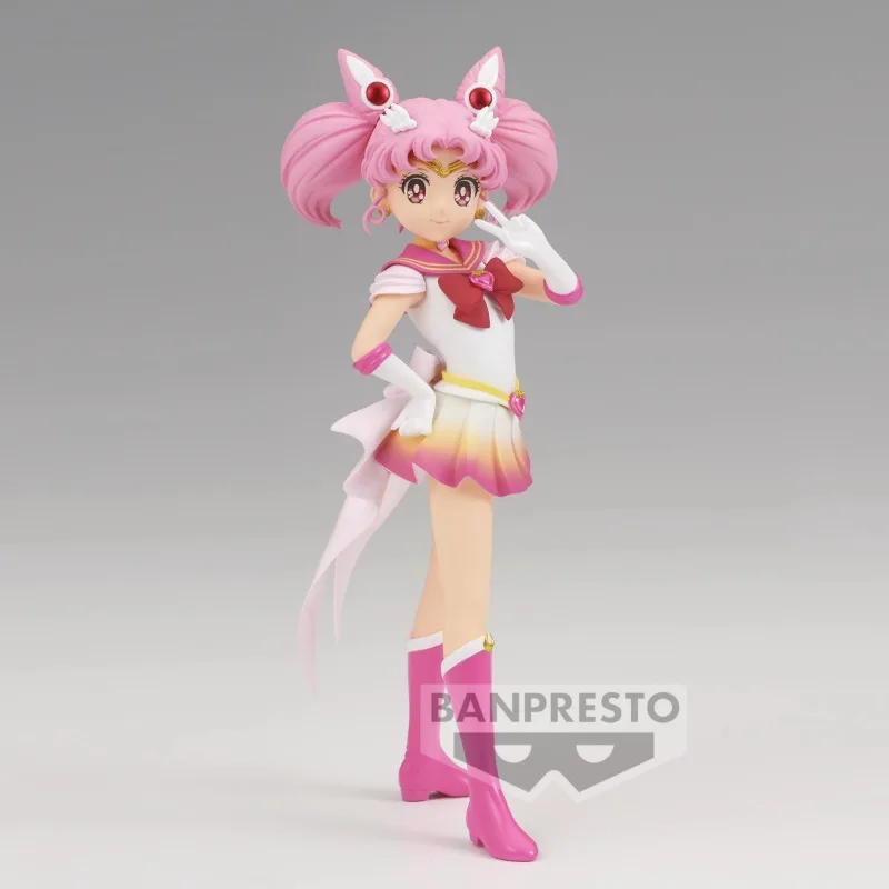 Bandai Original Banpresto Anime Sailor Moon Glitter&Glamours Super Sailor Chibiusa PVC Action Figure Model Collectible Toys