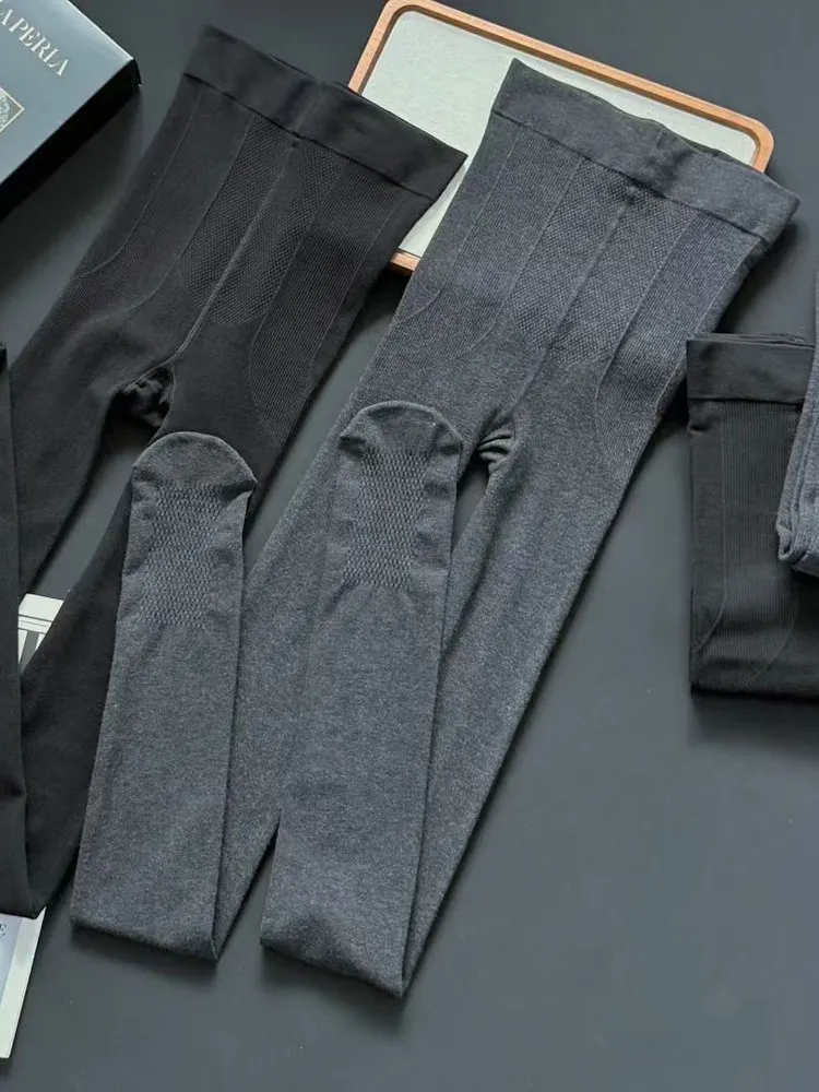 

Slimming Thin Fce Leggings High Waist Long Pants Women's Autumn Winter Boting Tights Anti-Ballrousing Abdomen a