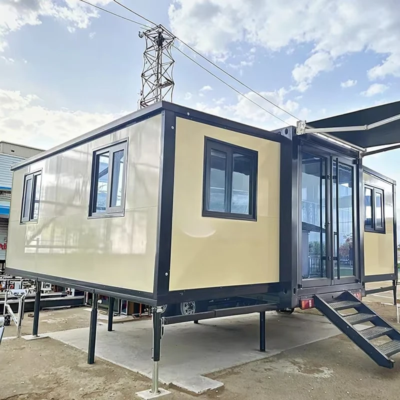 High quality seismic prefabrication luxury modern steel structure capsule room hotel resort modularization